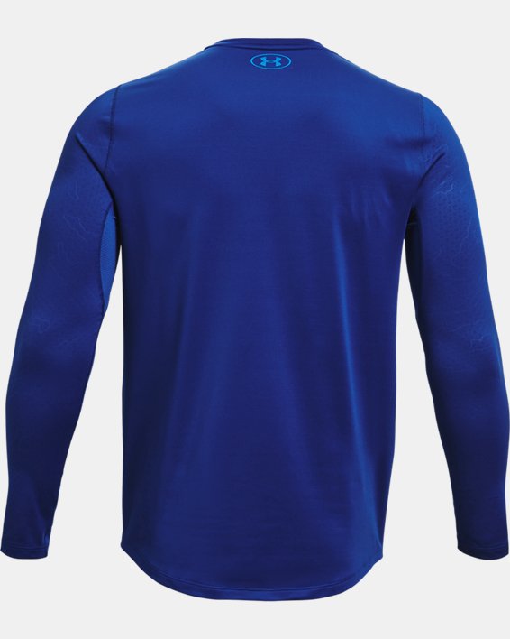 Men's UA Baseball ColdGear® Long Sleeve, Blue, pdpMainDesktop image number 5
